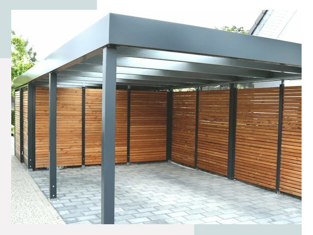 Навесы для парковки в Ишиме