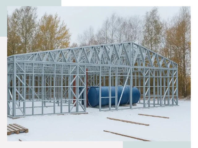 Металлические ангары в Ишиме