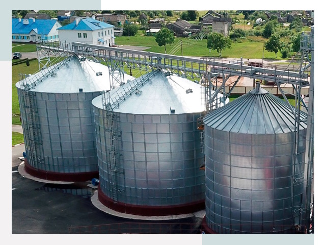 Металлические силосы в Ишиме