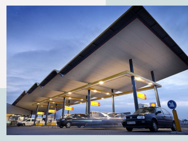 Навесы для АЗС в Ишим от 624 руб. - Защита и комфорт