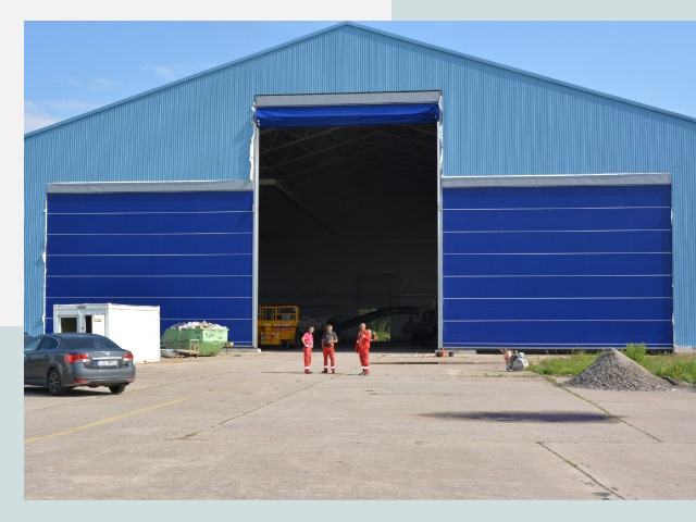 Ангарные ворота в Ишим от СтальСтрой-Шм по цене 624 руб.