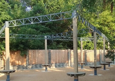 Терраса из металлоконструкций под ключ, проектирование, изготовление и монтаж от СтальСтрой-Шм